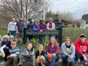 Youth at Jolene Dubner Park Cleanup